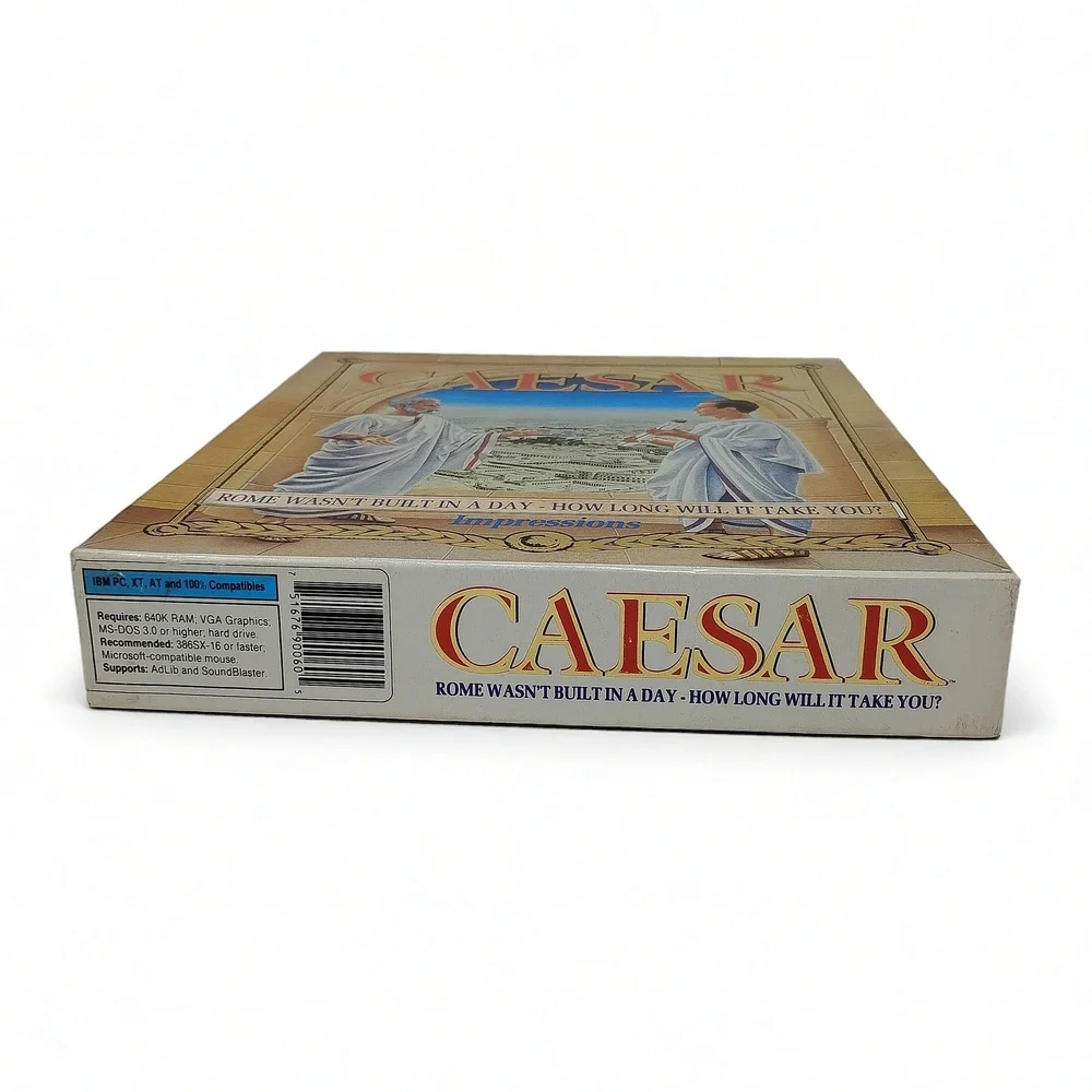 Vintage 1993 Caesar Big Box PC Game Cohort II Expansion Impressions DOS Strategy